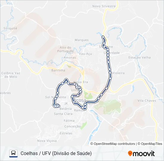 17 Bus Line Map