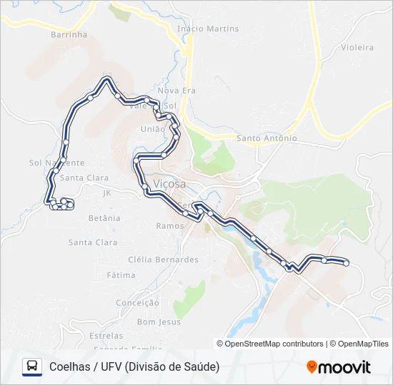 17 Bus Line Map
