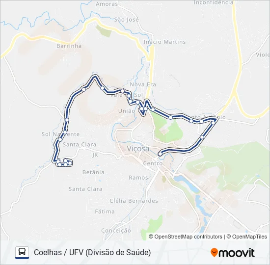 17 Bus Line Map