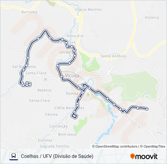 17 Bus Line Map