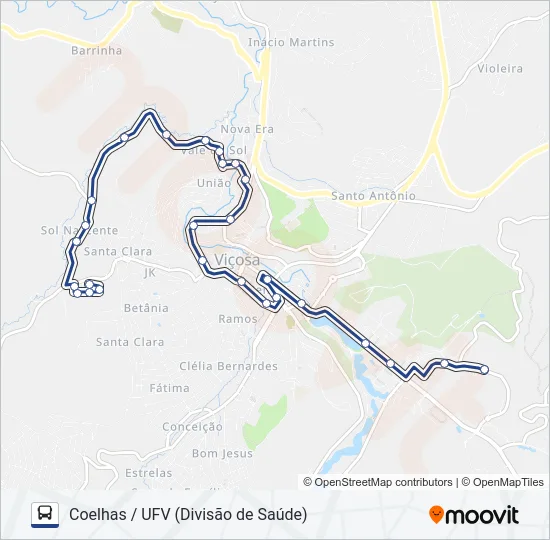17 Bus Line Map