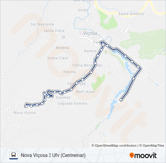 Mapa de 18 de autobús