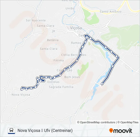 18 Bus Line Map