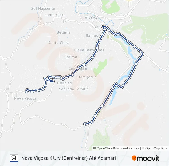 18 Bus Line Map