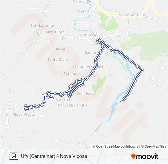 18 Bus Line Map