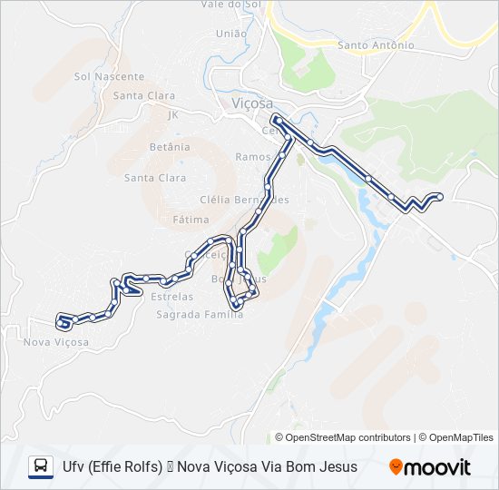 Mapa de 18 de autobús