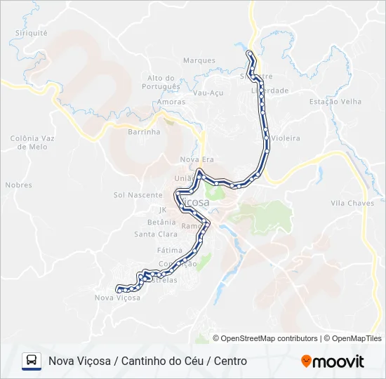 19 Bus Line Map