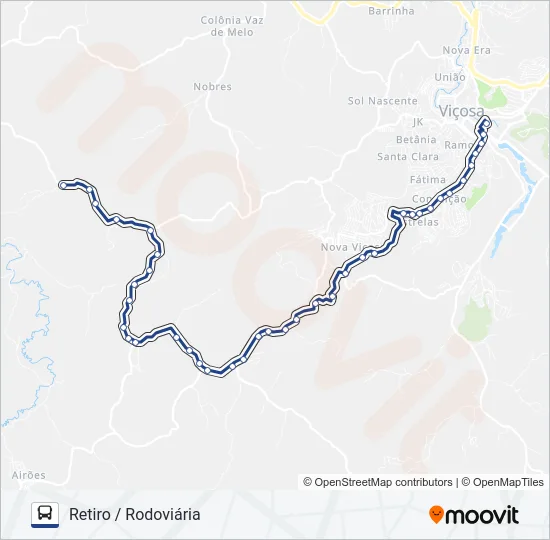 20 Bus Line Map