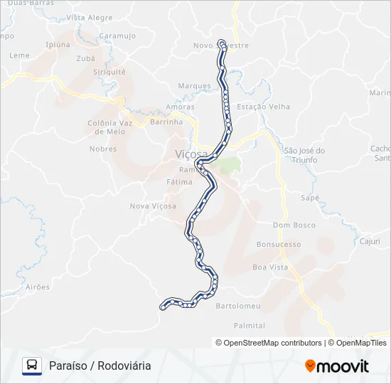 21 Bus Line Map