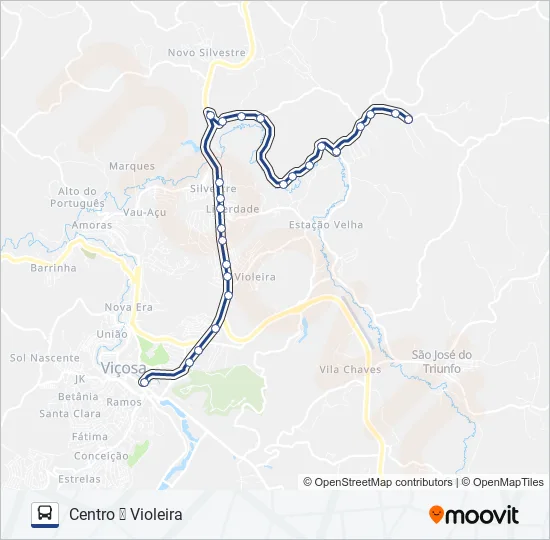22 Bus Line Map