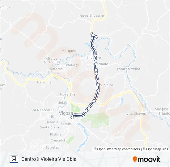 22 Bus Line Map