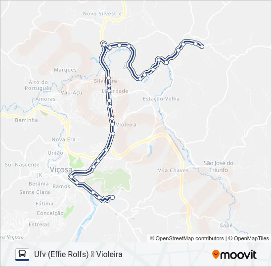 22 Bus Line Map