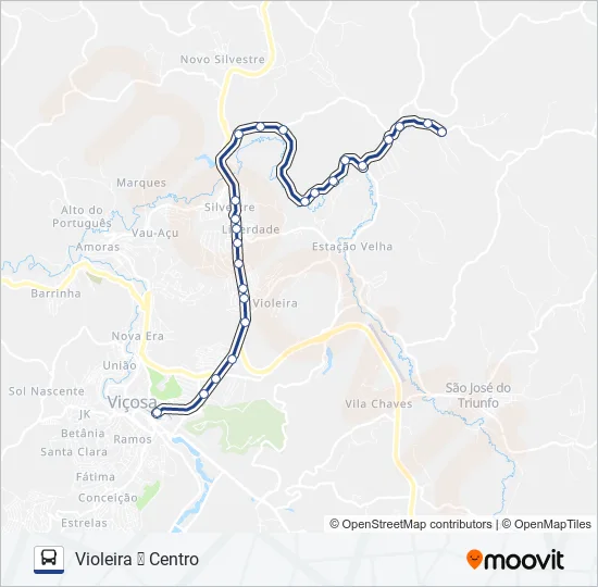 22 Bus Line Map