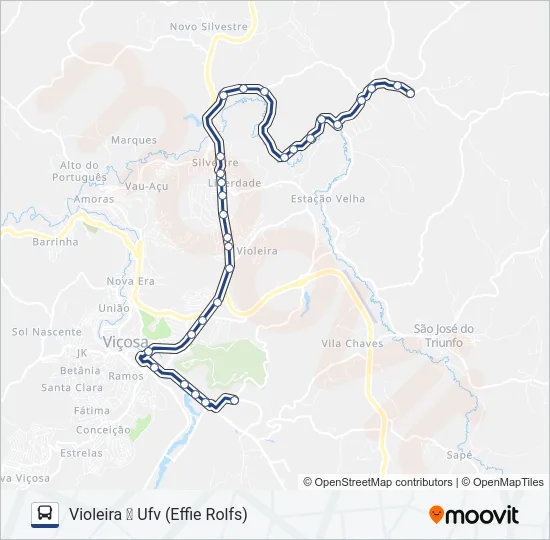 22 Bus Line Map