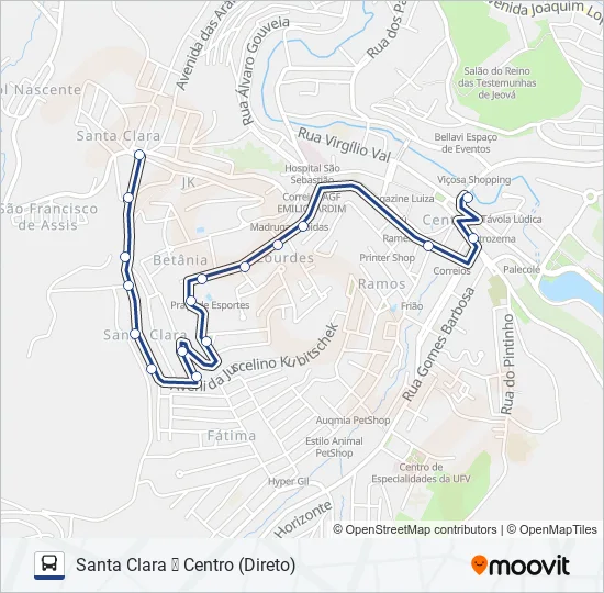 23 Bus Line Map