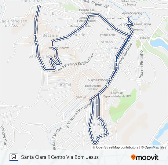 23 Bus Line Map