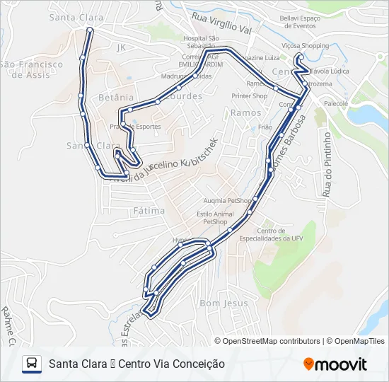 23 Bus Line Map