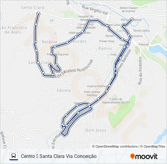 23 Bus Line Map