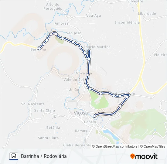 23 Bus Line Map