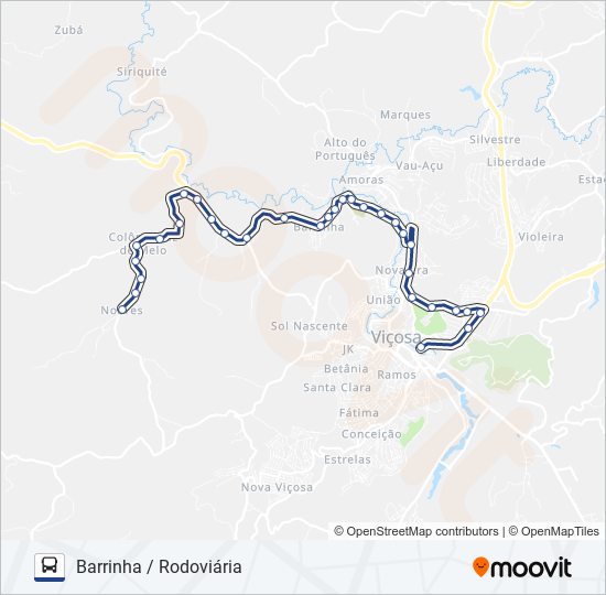 23 bus Line Map