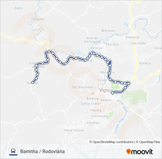 23 Bus Line Map