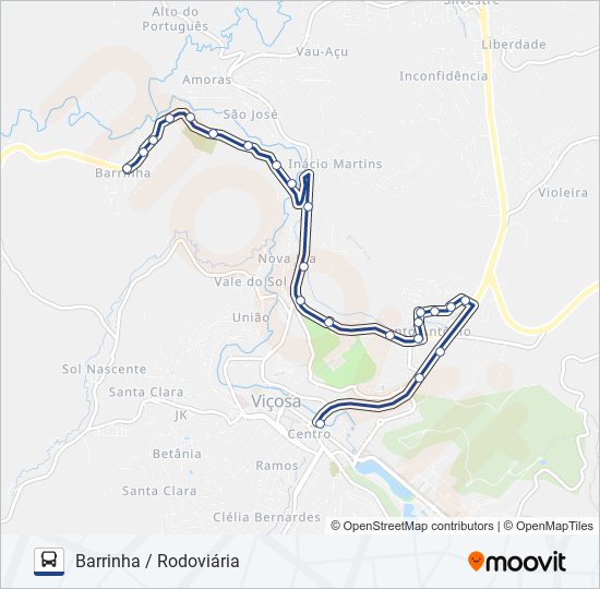 Mapa de 23 de autobús