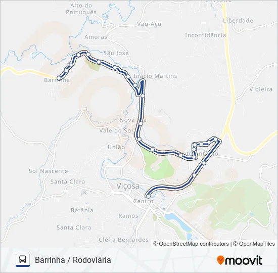 23 Bus Line Map
