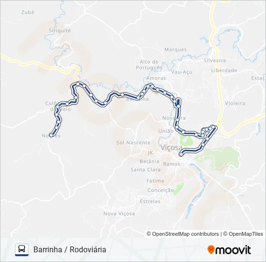 23 Bus Line Map