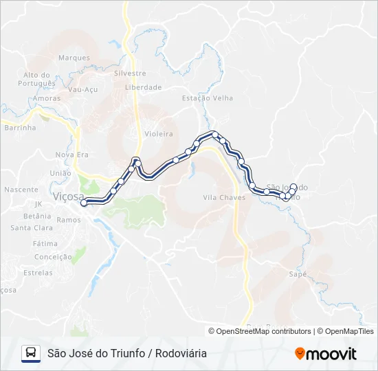 25 Bus Line Map