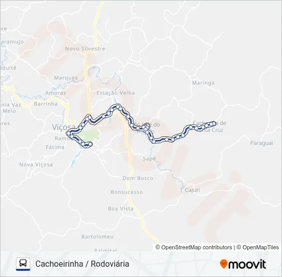 26 Bus Line Map