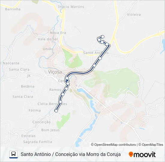 29 Bus Line Map