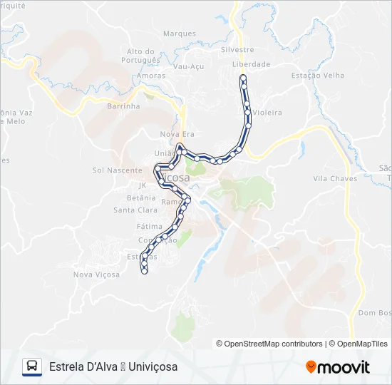 35 Bus Line Map