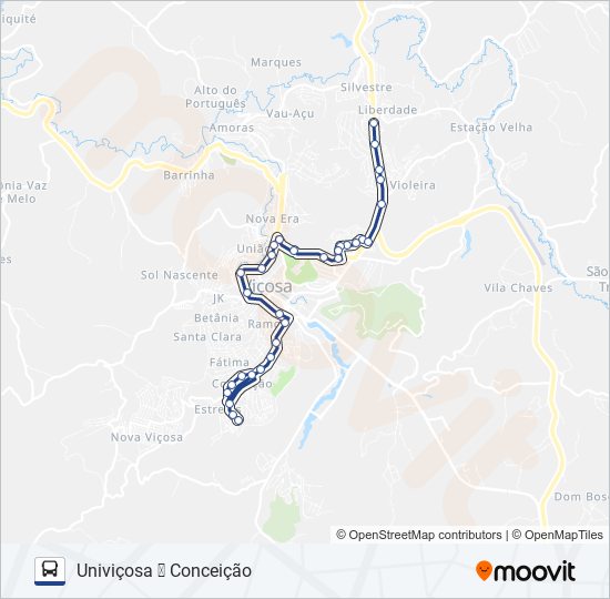 35 bus Line Map