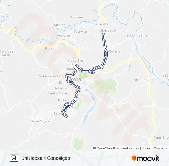 35 Bus Line Map
