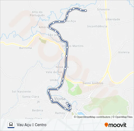 06A Bus Line Map