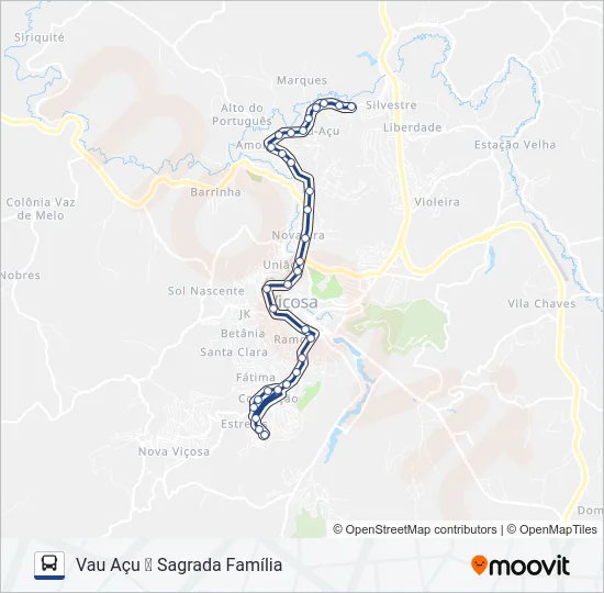 06A Bus Line Map