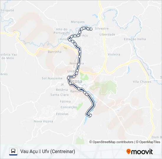 06A Bus Line Map