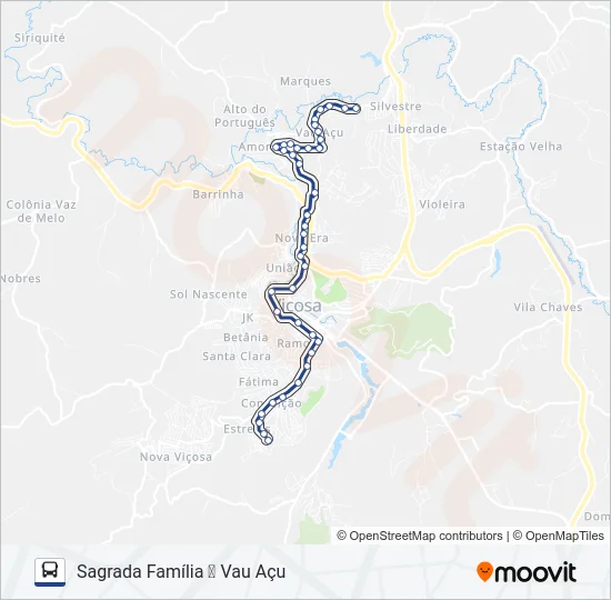 06A Bus Line Map