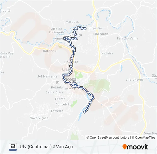 06A Bus Line Map