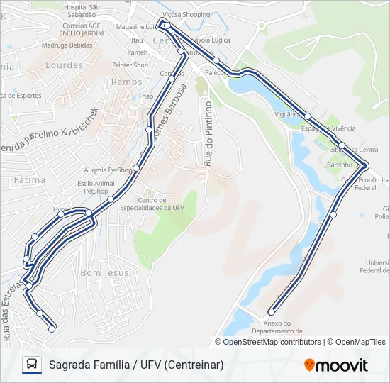 07B Bus Line Map
