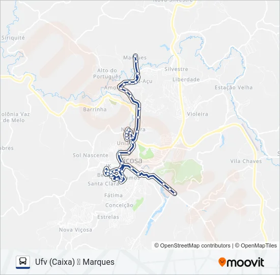 10A Bus Line Map
