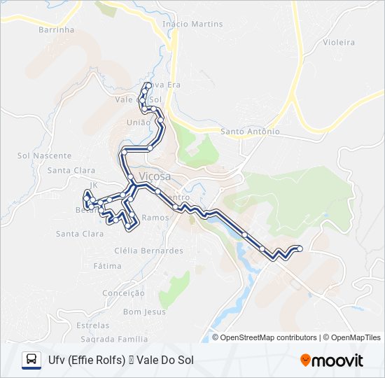 10A bus Line Map