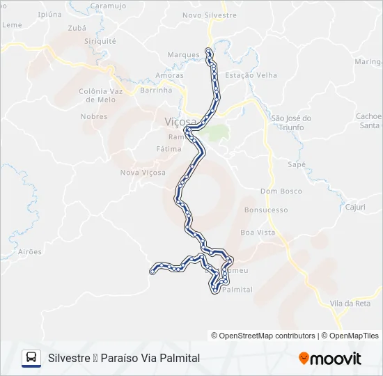 21A Bus Line Map