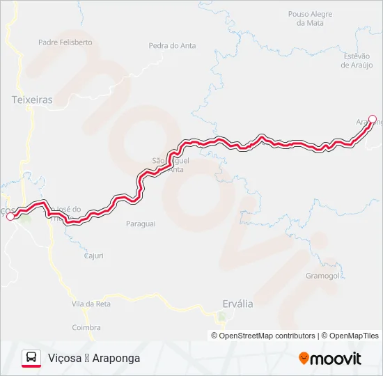 3050 Bus Line Map
