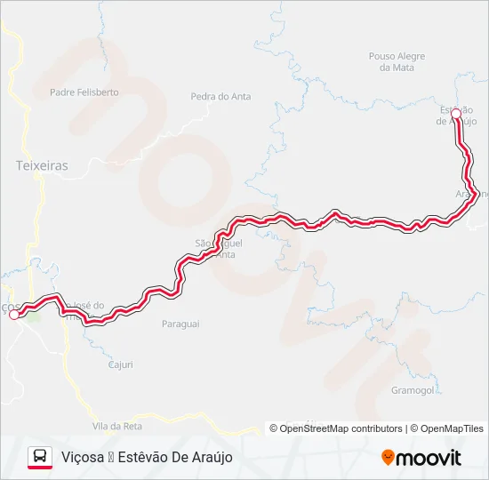 3050 Bus Line Map