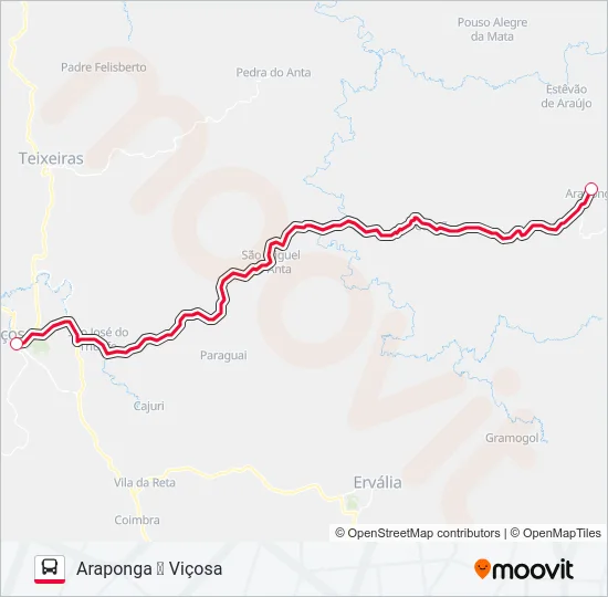 3050 Bus Line Map
