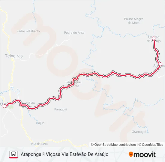 3050 Bus Line Map