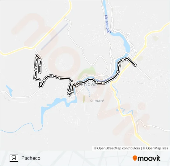 01 U Bus Line Map
