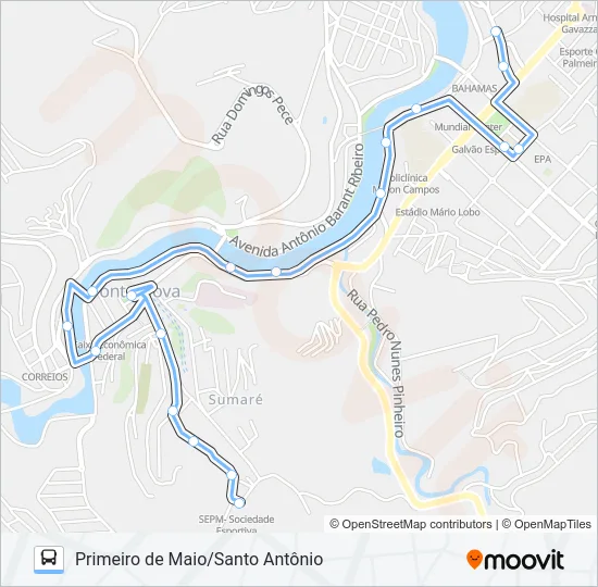 04 U Bus Line Map