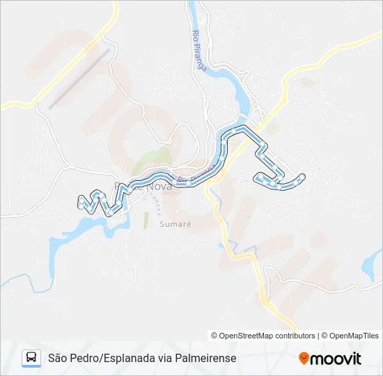 08 U Bus Line Map